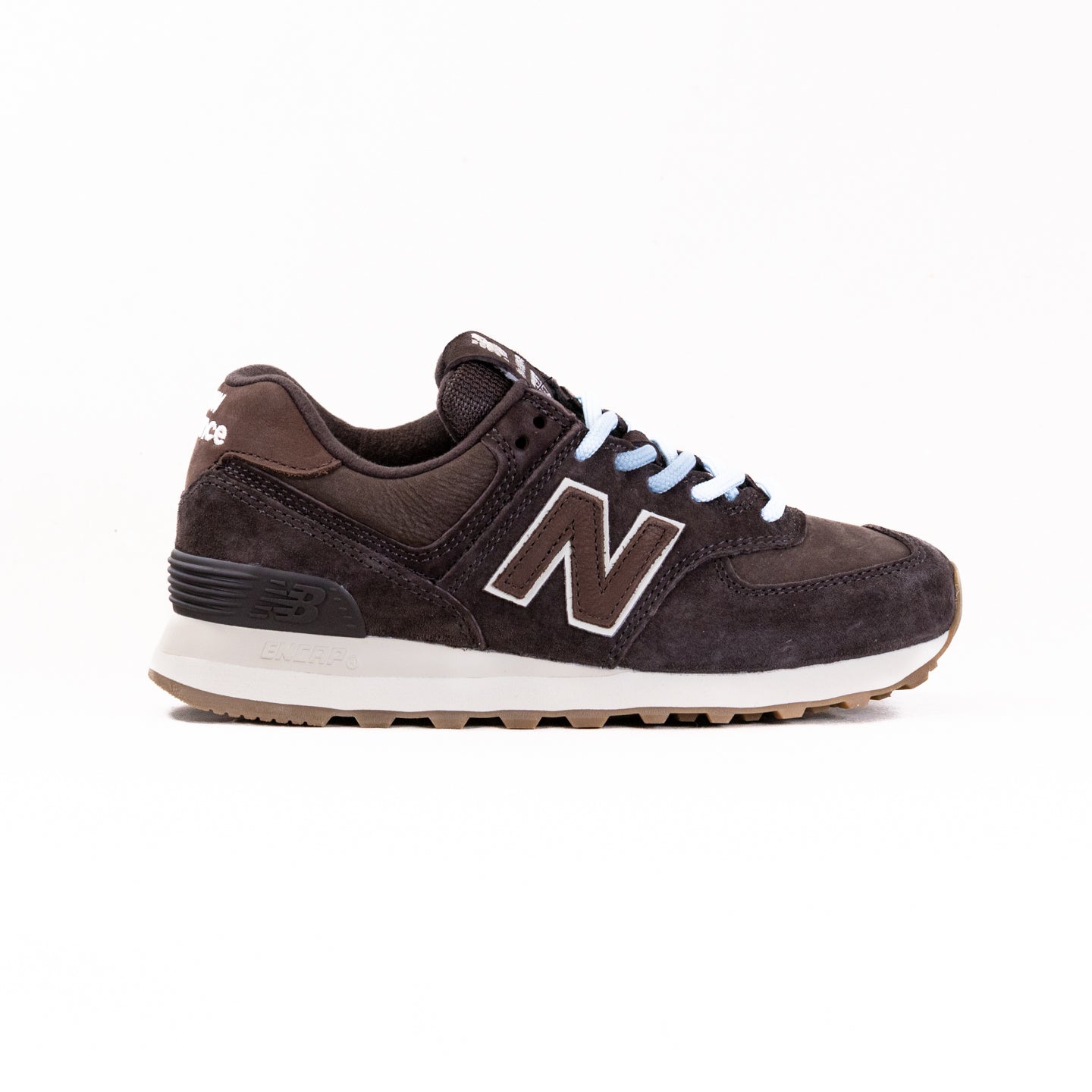 New Balance 574 (Women's) - Black/Coffee – Chiappetta Shoes