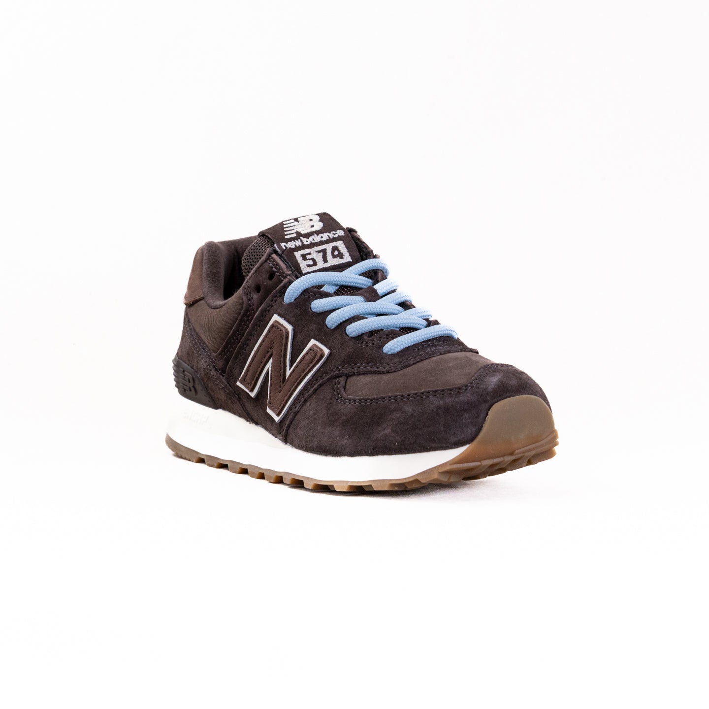 New Balance 574 (Women's) - Black/Coffee – Chiappetta Shoes
