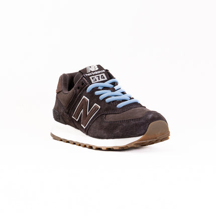 New Balance 574 (Women's) - Black/Coffee