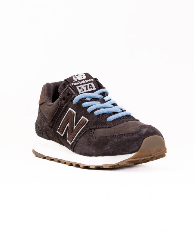 New Balance 574 (Women's) - Black/Coffee
