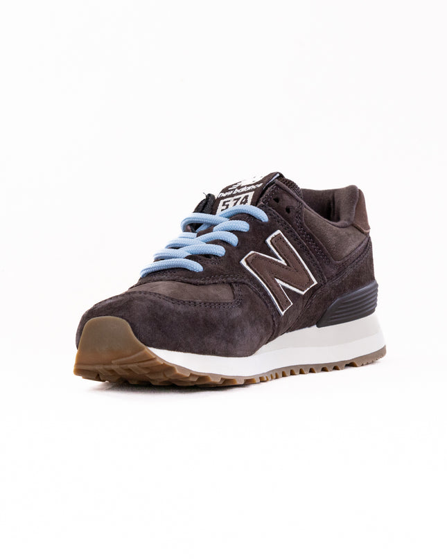 New Balance 574 (Women's) - Black/Coffee