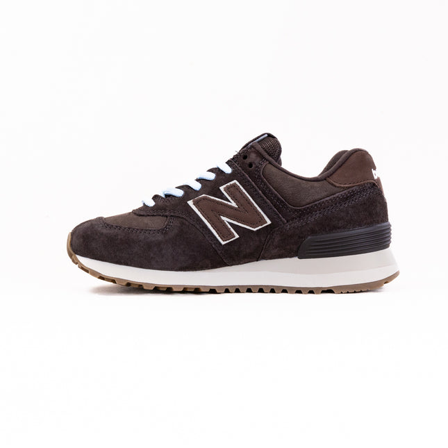 New Balance 574 (Women's) - Black/Coffee