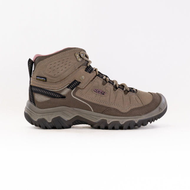 KEEN Targhee IV Mid Waterproof Hiking Boot (Women's) - Brindle/Nostalgia Rose
