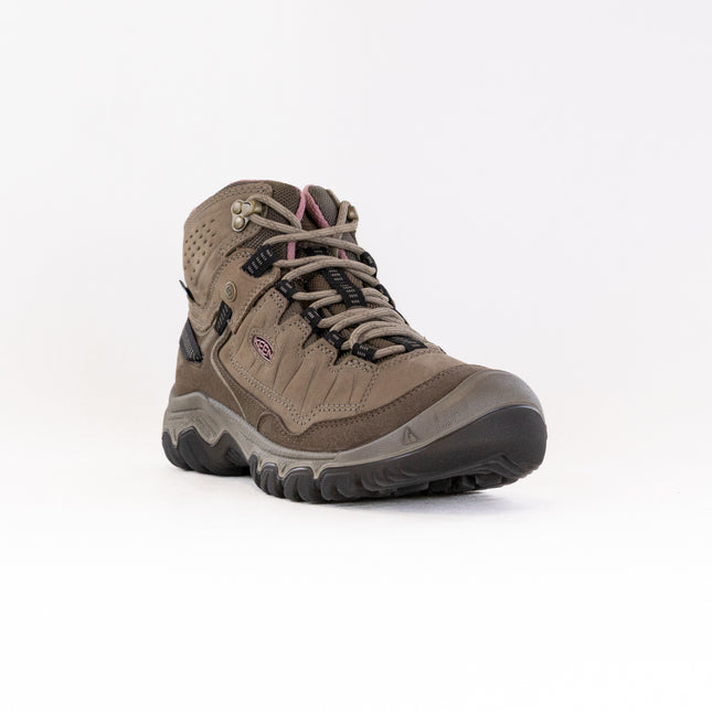 KEEN Targhee IV Mid Waterproof Hiking Boot (Women's) - Brindle/Nostalgia Rose