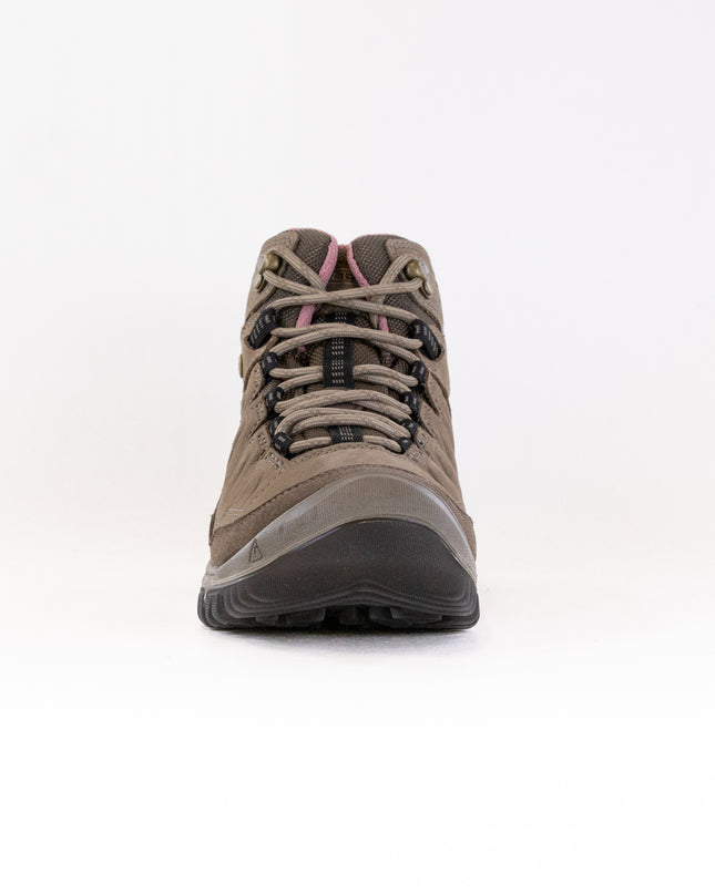 KEEN Targhee IV Mid Waterproof Hiking Boot (Women's) - Brindle/Nostalgia Rose