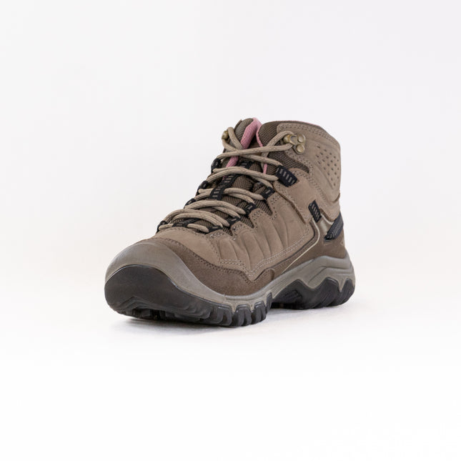KEEN Targhee IV Mid Waterproof Hiking Boot (Women's) - Brindle/Nostalgia Rose