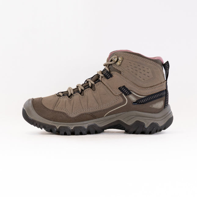 KEEN Targhee IV Mid Waterproof Hiking Boot (Women's) - Brindle/Nostalgia Rose