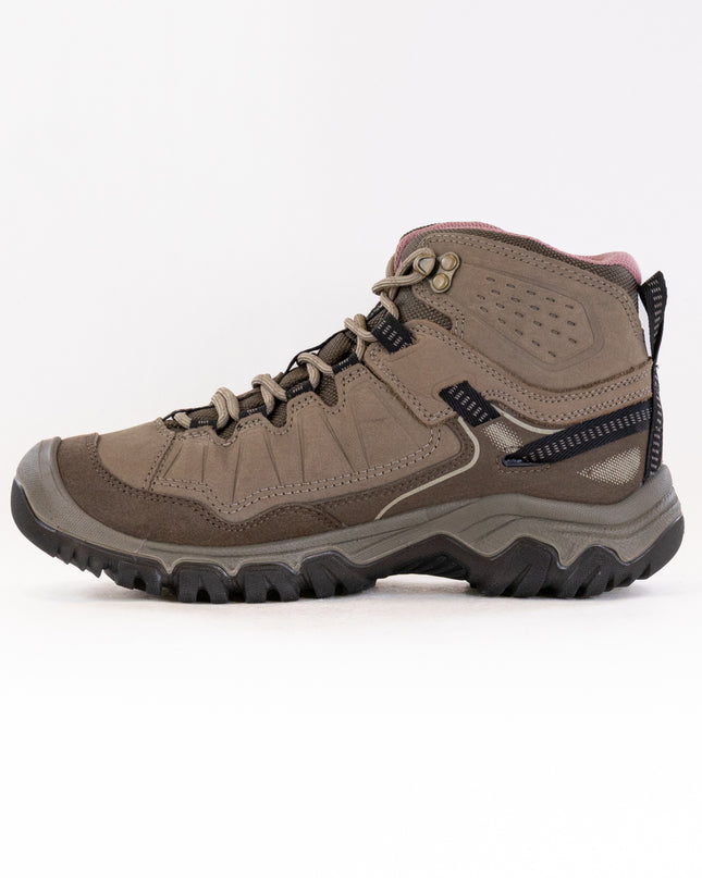 KEEN Targhee IV Mid Waterproof Hiking Boot (Women's) - Brindle/Nostalgia Rose
