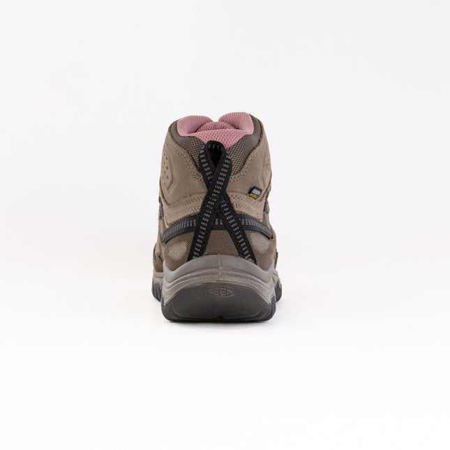 KEEN Targhee IV Mid Waterproof Hiking Boot (Women's) - Brindle/Nostalgia Rose