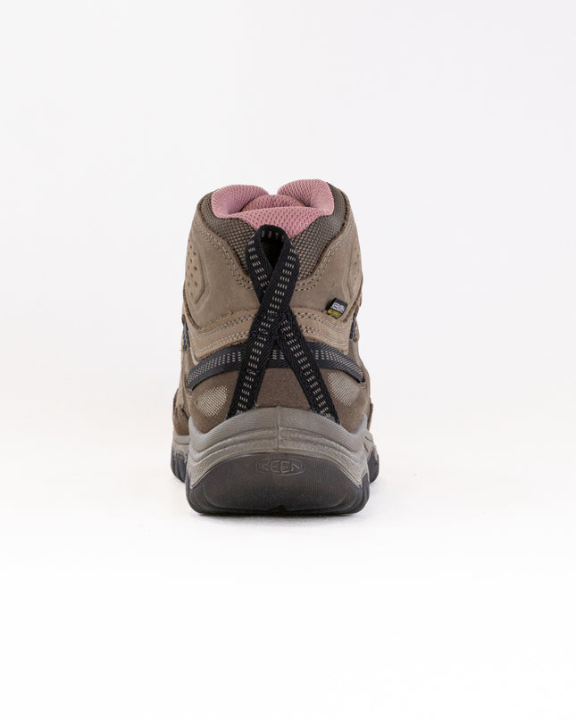 KEEN Targhee IV Mid Waterproof Hiking Boot (Women's) - Brindle/Nostalgia Rose