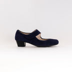 3.5 (US 6) / H (MEDIUM/WIDE) / NAVY SUEDE