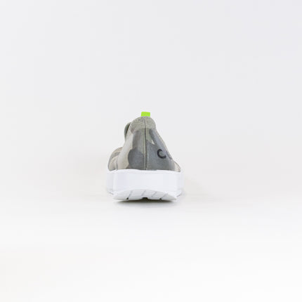 OOFOS OOmg Eezee Low Shoe (Women's) - White/Green Camo