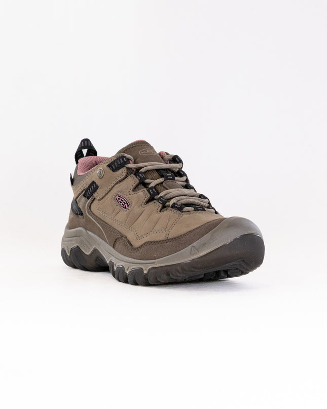 KEEN Targhee IV Waterproof Hiking Shoe (Women's) - Brindle/Nostalgia Rose