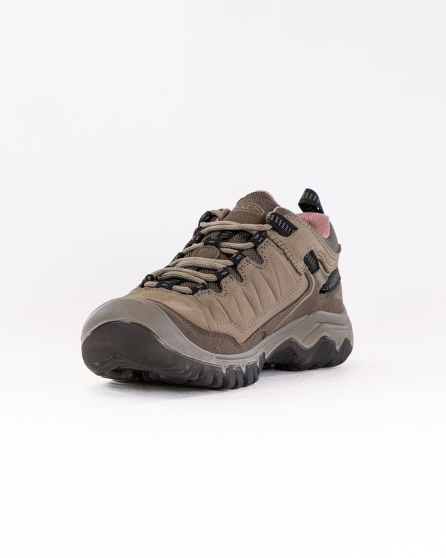 KEEN Targhee IV Waterproof Hiking Shoe (Women's) - Brindle/Nostalgia Rose