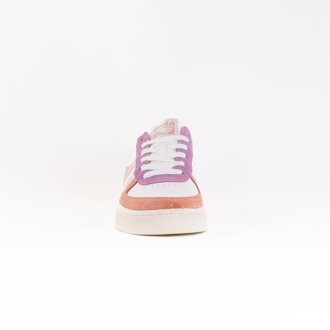 Gola Classics Grandslam Quadrant Sneakers (Women's) - White/Terracotta/Rose Gold/Red Ochre