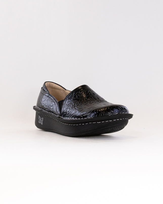 Alegria Debra (Women's) - Black Embossed Rose
