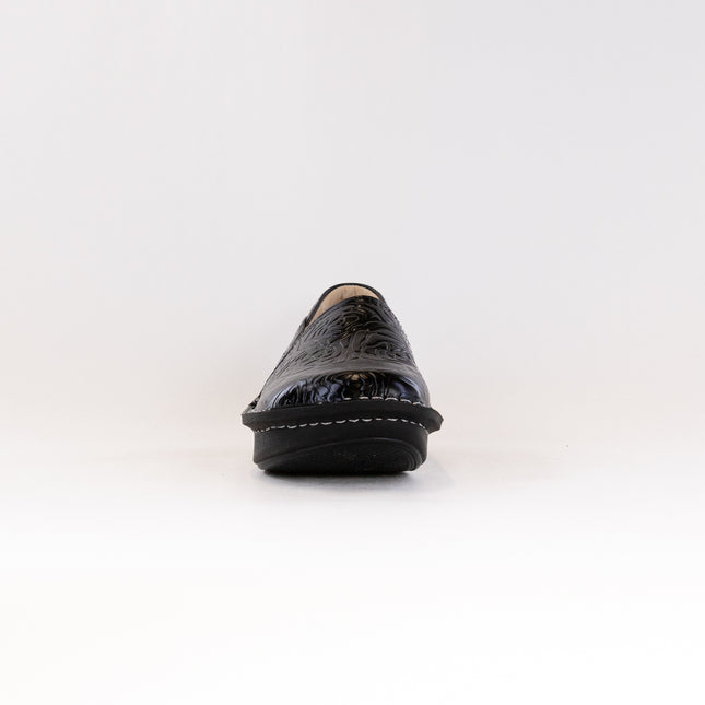 Alegria Debra (Women's) - Black Embossed Rose