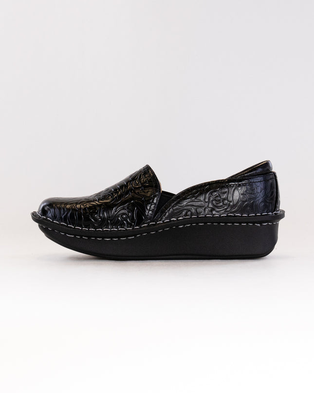 Alegria Debra (Women's) - Black Embossed Rose