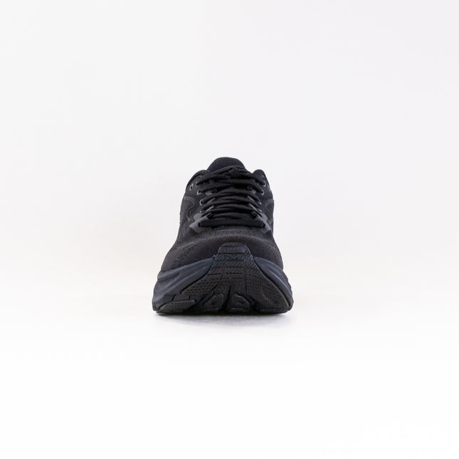 Hoka Clifton 10 Extra Wide (Women's) - Black/Black