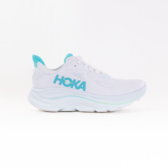 Hoka Clifton 10 (Women's) - White/Cielo Blue