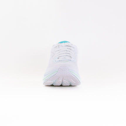 Hoka Clifton 10 Wide (Women's) - White/Cielo Blue