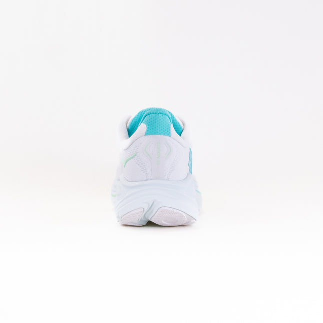 Hoka Clifton 10 (Women's) - White/Cielo Blue