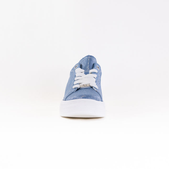 Rieker Carla W2302 Sneaker (Women's) - Jeans/Silver/Off White