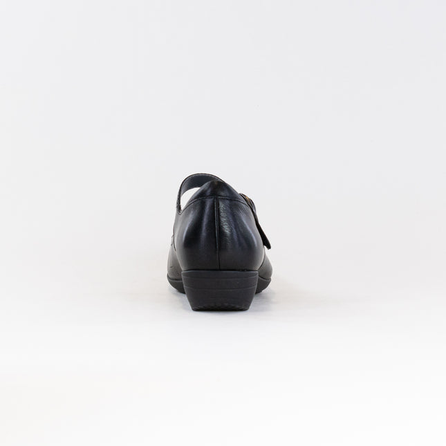 Dansko Fawna Wide (Women's) - Black Milled Napa