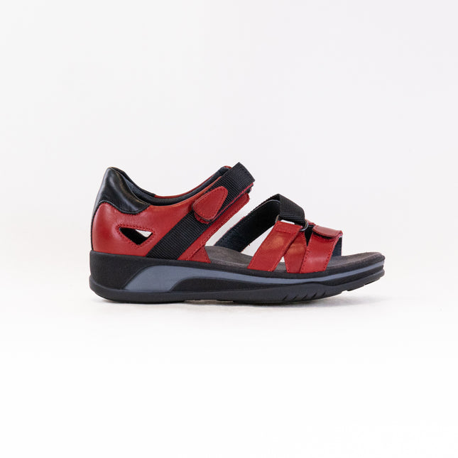 Wolky Desh (Women's) - Savana Leather Red