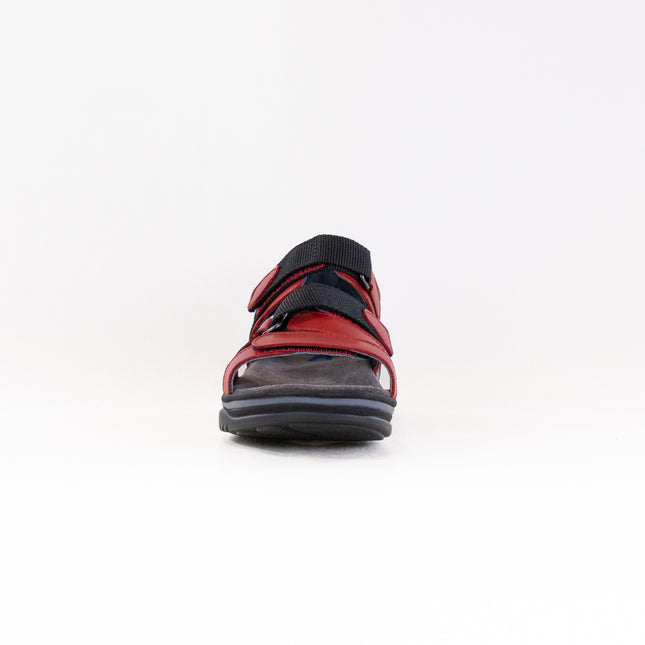 Wolky Desh (Women's) - Savana Leather Red