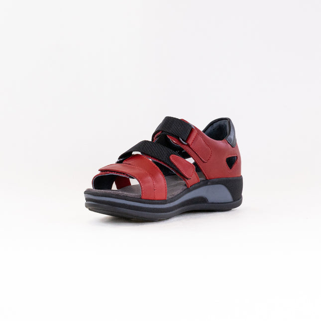 Wolky Desh (Women's) - Savana Leather Red
