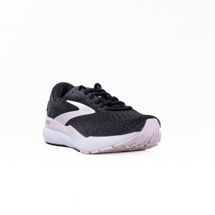 Brooks Ghost 16 (Women’s) - Black/White/Orchid Ice