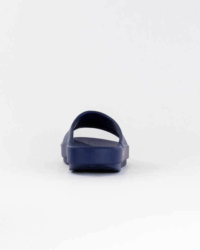OOFOS Ooahh Slide Sandal (Unisex) - Navy