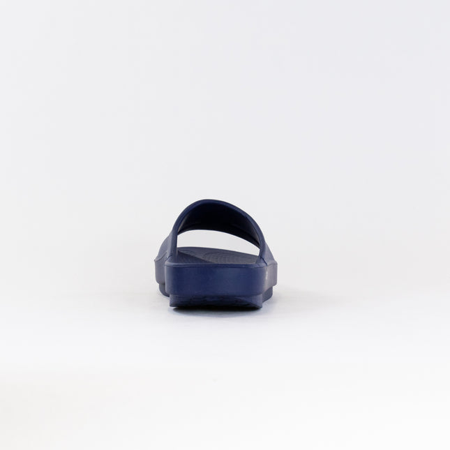 OOFOS Ooahh Slide Sandal (Unisex) - Navy