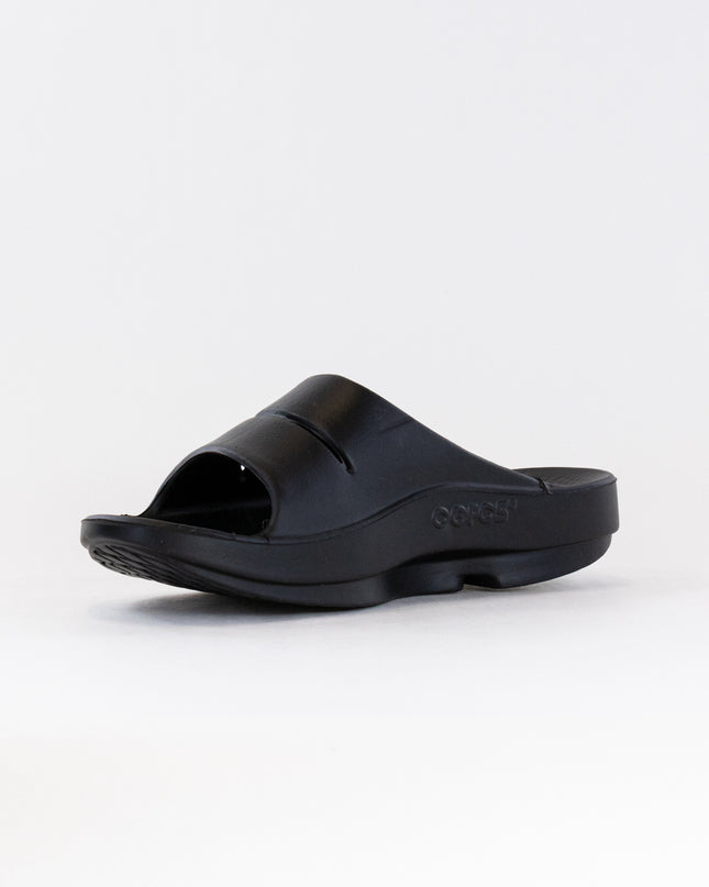 OOFOS Ooahh Slide Sandal (Unisex) - Black