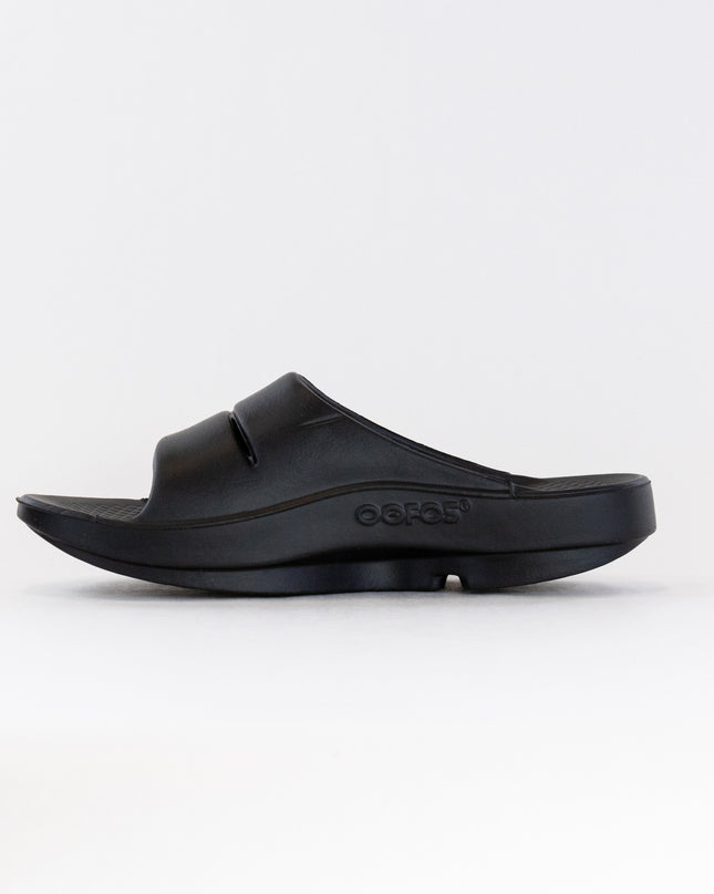 OOFOS Ooahh Slide Sandal (Unisex) - Black