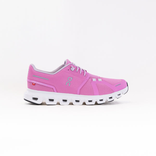 On Cloud 6 (Women's) - Raspberry/White – Chiappetta Shoes