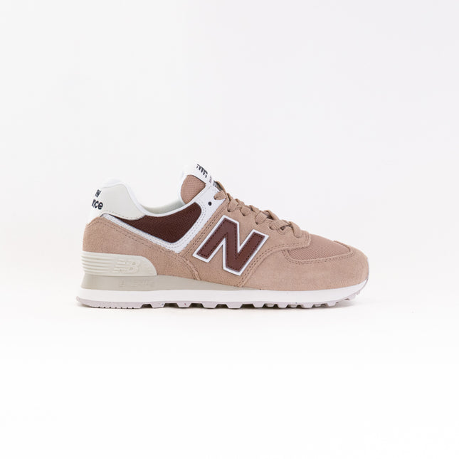 New Balance 574 (Women's) - Flat Taupe/Oak/Turtle Dove