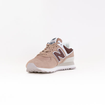 New Balance 574 (Women's) - Flat Taupe/Oak/Turtle Dove