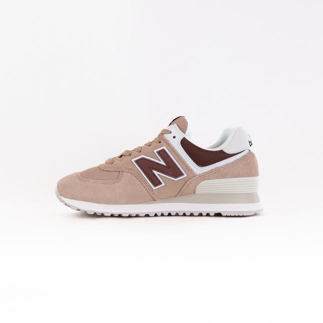 New Balance 574 (Women's) - Flat Taupe/Oak/Turtle Dove