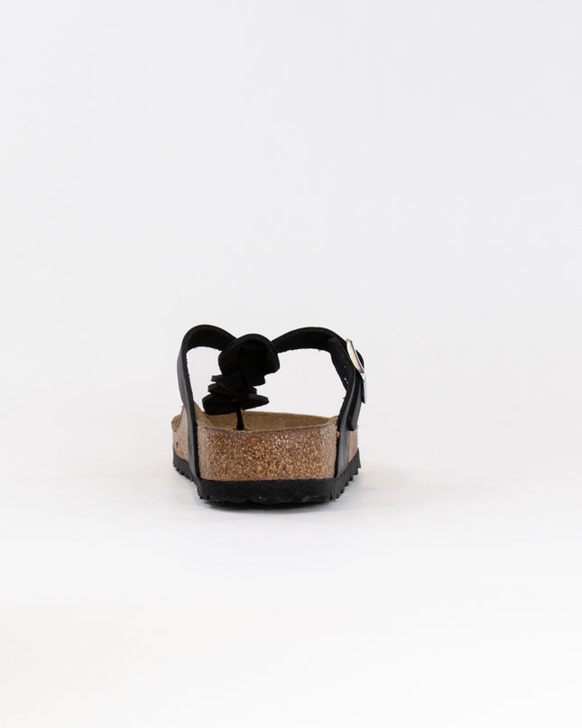 Birkenstock Gizeh Braided Oiled Leather (Women's) - Black