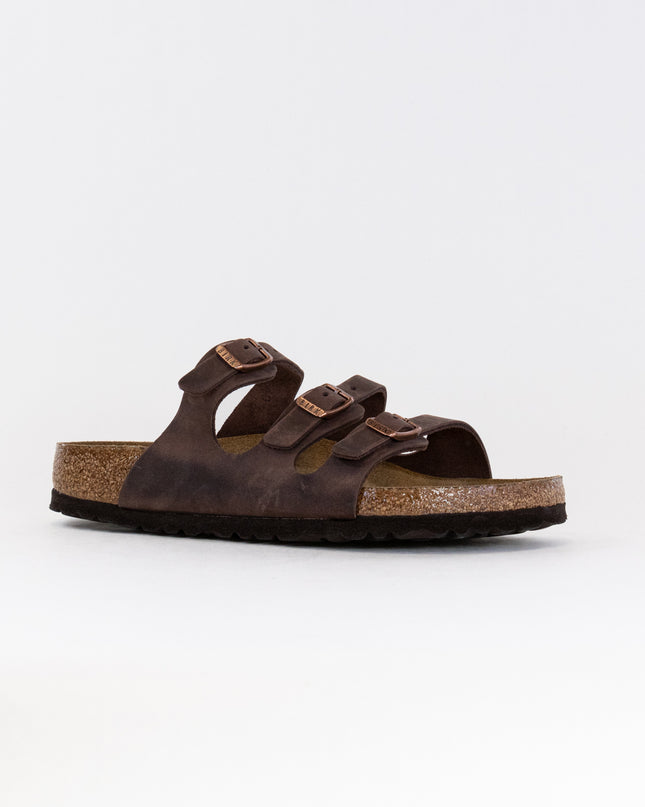 Birkenstock Florida Soft Footbed Oiled Leather (Women's) - Habana