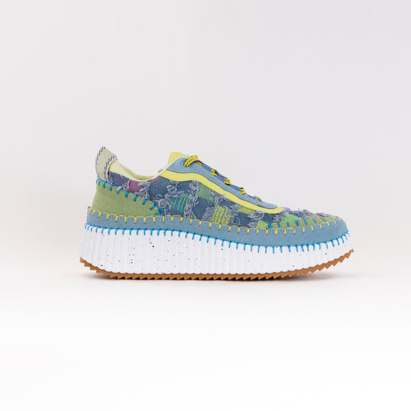 9-0405G♪glamb/グラム/Stella sneaker/ハイカットスニーカー/2/BCMF70709 Gelato Stella (Women\u0027s) - Denim⁄Lime