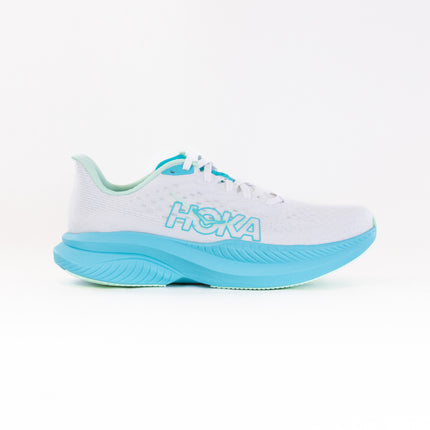 Hoka Mach 6 (Women's) - White/Cielo Blue