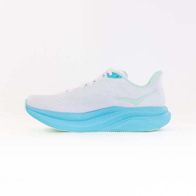 Hoka Mach 6 (Women's) - White/Cielo Blue