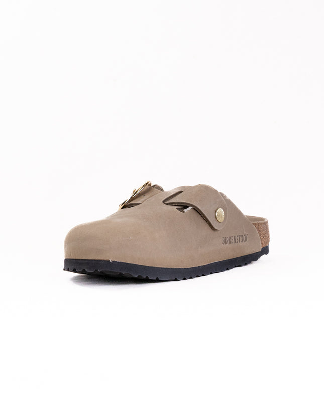 Birkenstock Boston Big Buckle (Women's) - Tobacco Brown Oiled Leather