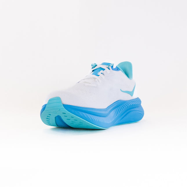 Hoka Mach 6 (Men's) -White/Skyward Blue