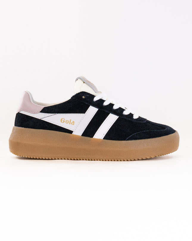 Gola Classics Athena Sneakers (Women's) - Black/Off White/Rose/Gum