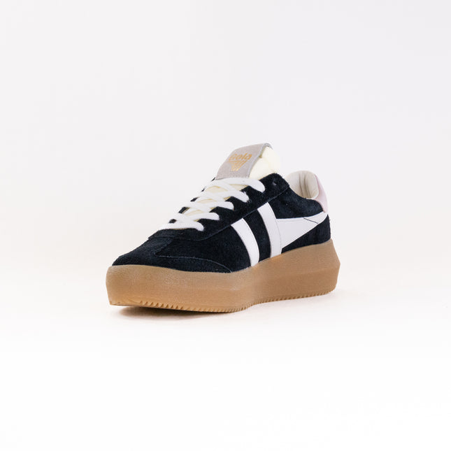 Gola Classics Athena Sneakers (Women's) - Black/Off White/Rose/Gum