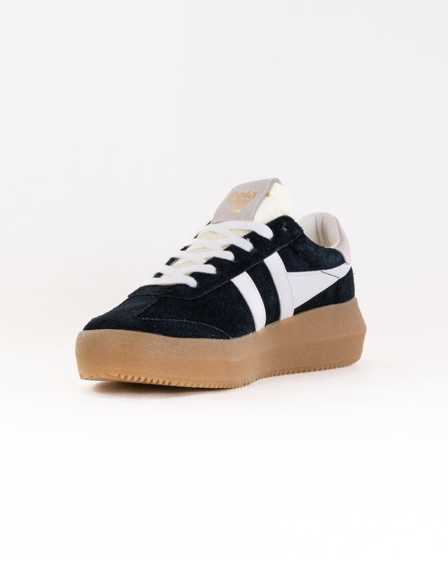 Gola Classics Athena Sneakers (Women's) - Black/Off White/Rose/Gum